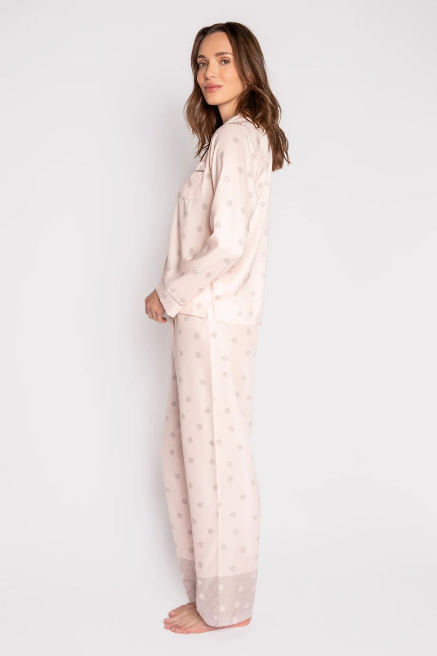 PJ Salvage Digity Dots Pj Set - Pink Dream