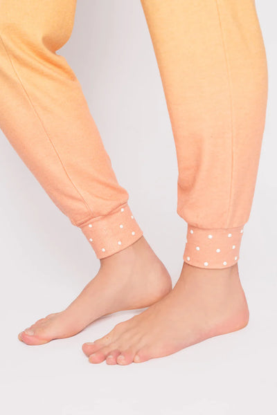 PJ Salvage Paradise Pearls Gradient Pants - Dusty Tangerine