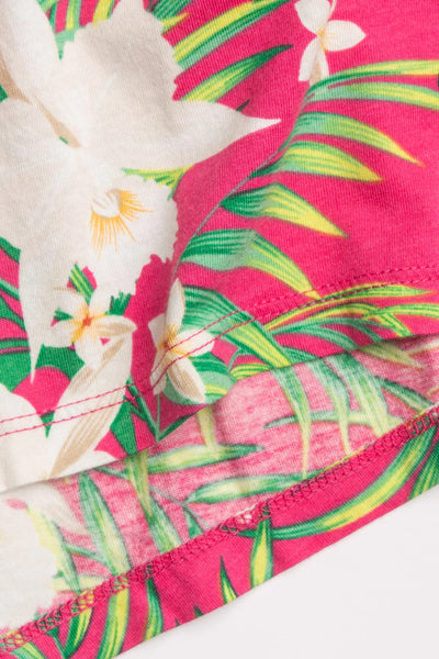 PJ Salvage Playful Prints Tropical Tank - Fuchsia