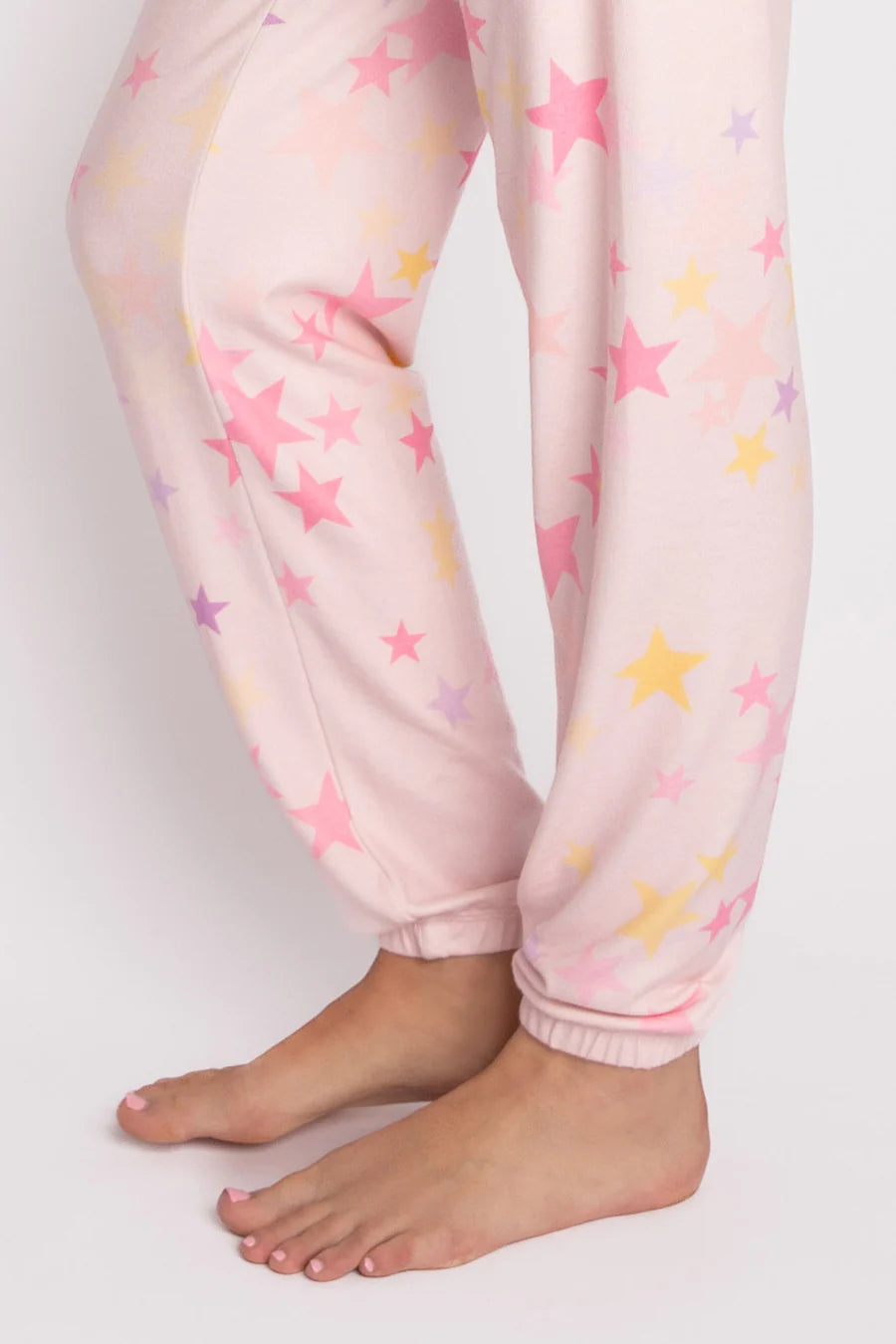 PJ Salvage Peachy Party Stars Pants - Blush