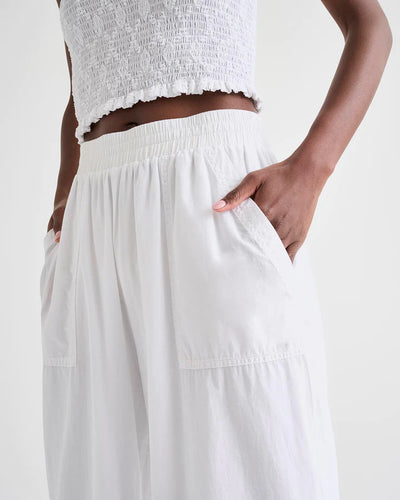 Splendid Eyelet Cropped Pants - White