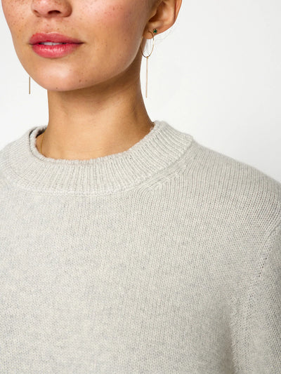 Brochu Walker Raya Ruched Crew Looker Top - Grey