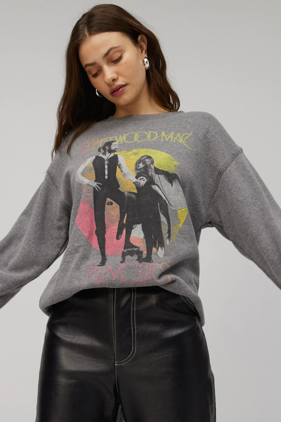 DayDreamer Fleetwood Mac Rumour Crew - Heather Grey