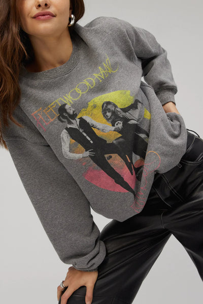 DayDreamer Fleetwood Mac Rumour Crew - Heather Grey