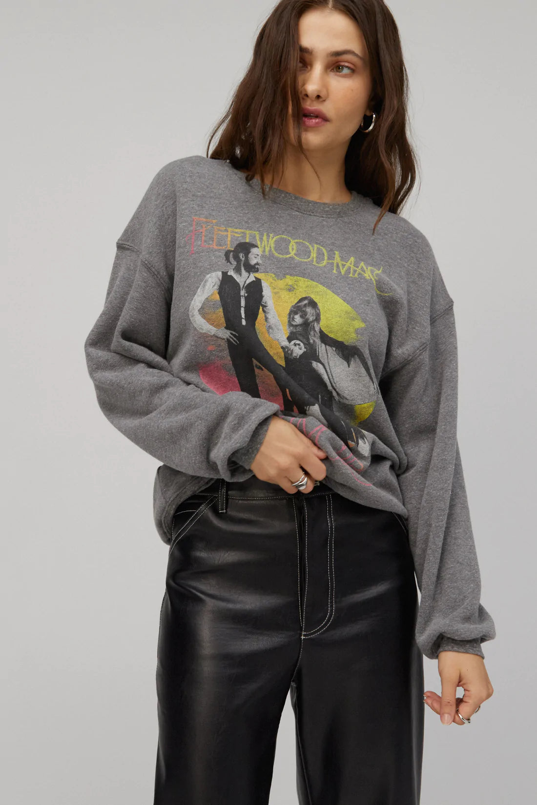 DayDreamer Fleetwood Mac Rumour Crew - Heather Grey