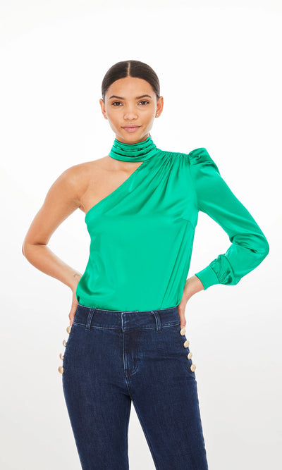 Generation Love Rosario Blouse Kelly Green