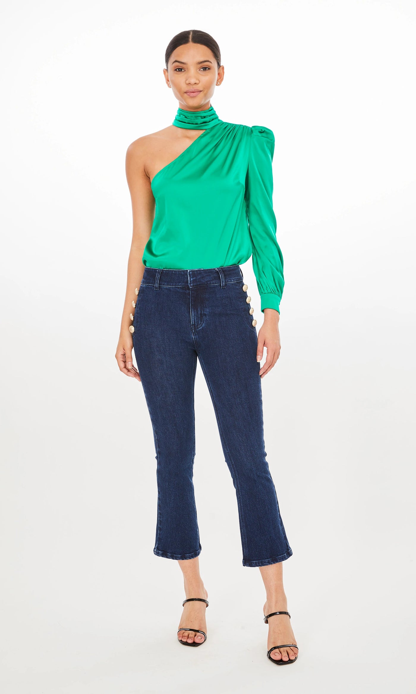Generation Love Rosario Blouse Kelly Green