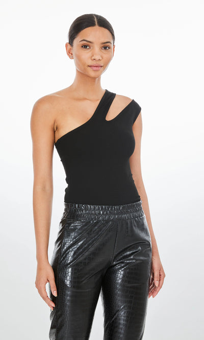 Generation Love Kana One Shoulder Top Black