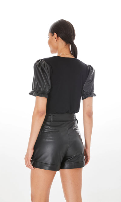 Generation Love Shannon Vegan Leather Combo Top
