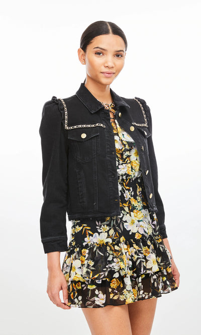 Generation Love Ivana Chain Denim Jacket