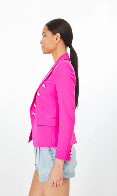 Generation Love Delilah Crepe Blazer Hot Pink