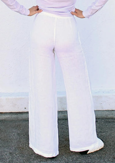 Stark X Linen Pocket Pant - White