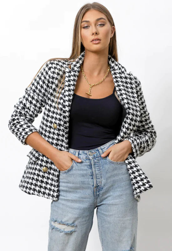 Bishop + Young Cavalli Houndstooth Blazer
