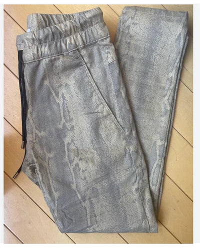 Bevy Flog Pull On Gold Snake Print Pants
