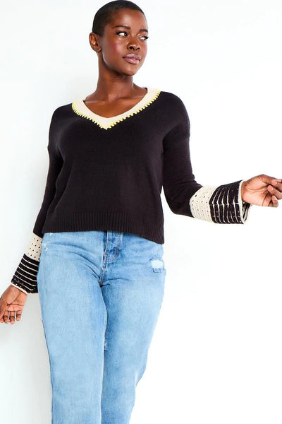 Lisa Todd Whip It Sweater - Black