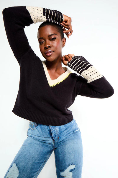 Lisa Todd Whip It Sweater - Black