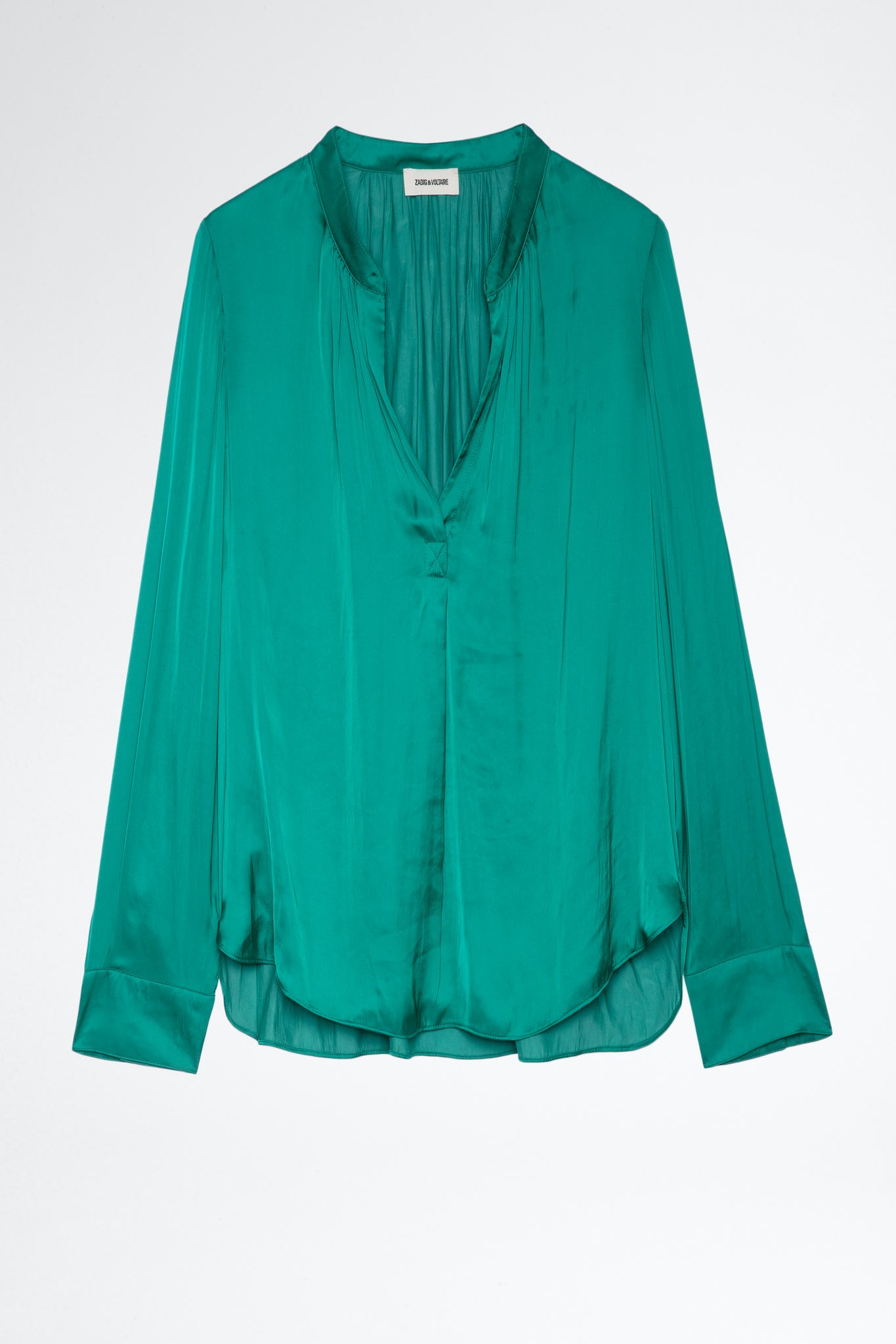 ZADIG & VOLTAIRE Tink Satin Blouse - Butter