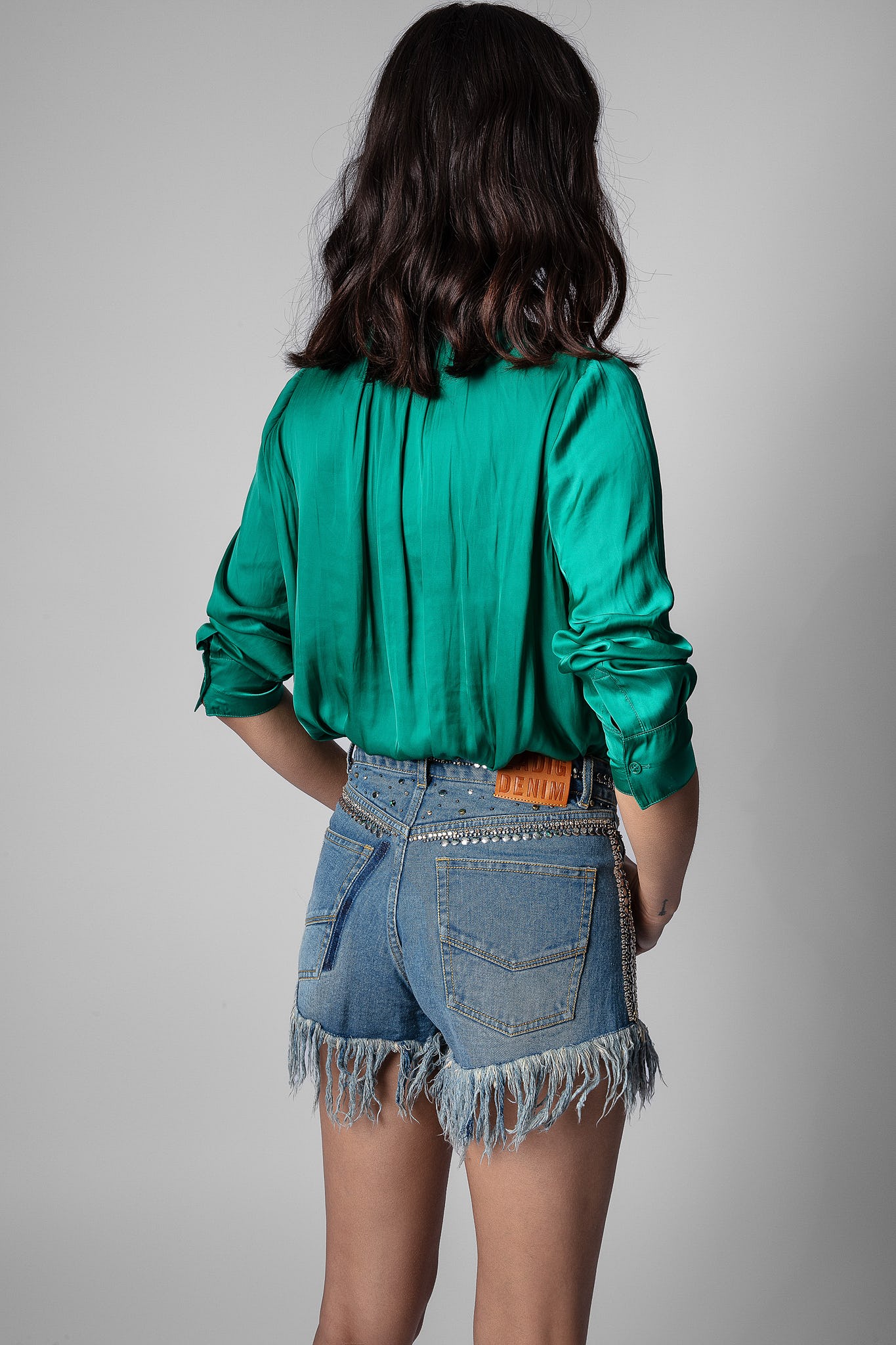 ZADIG & VOLTAIRE Tink Satin Blouse - Butter