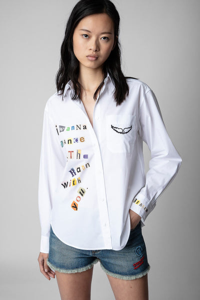 Zadig & Voltaire Tais Pop Heart Shirt