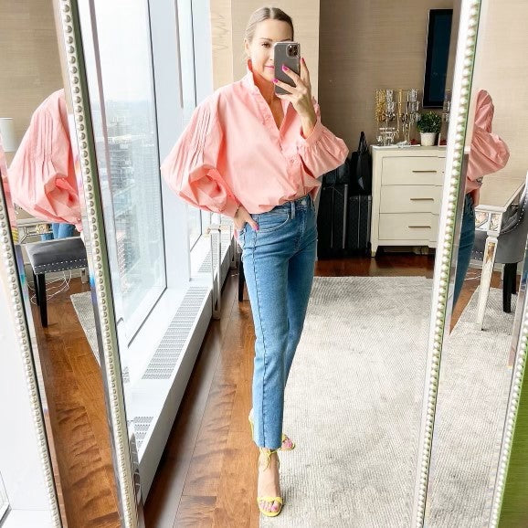 MOLLY BRACKEN L/S Woven Shirt - Pink
