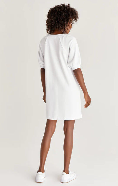 Z Supply Terry Mini Dress - White