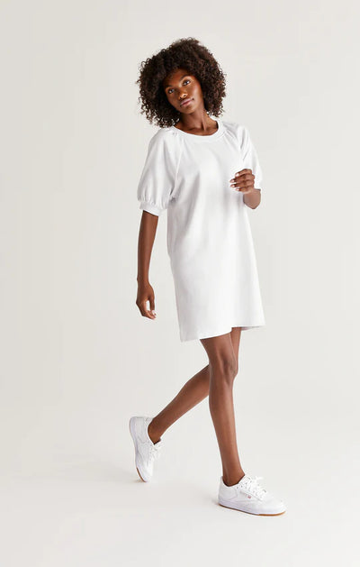 Z Supply Terry Mini Dress - White