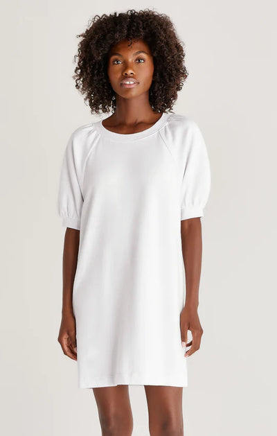 Z Supply Terry Mini Dress - White