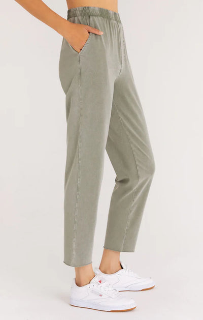 Z Supply Kaci Jersey Pant - Sage Green
