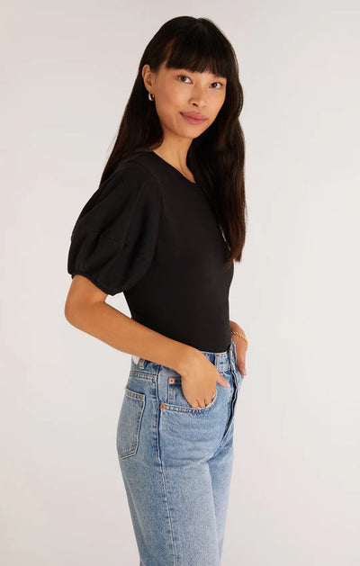 Z Supply Charlize Cotton Top - Black