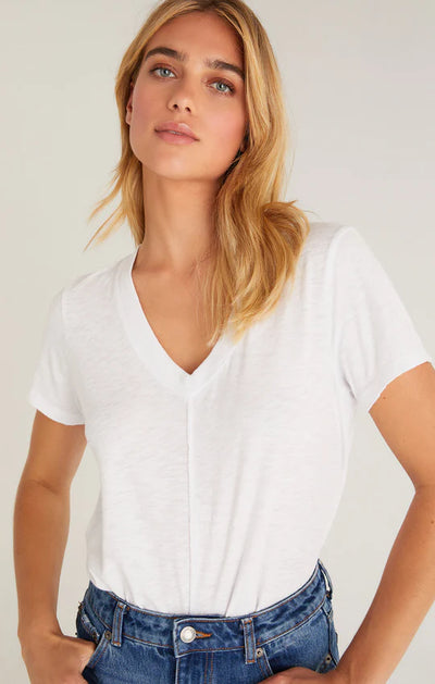 Z Supply Dream Slub S/S Tee - White