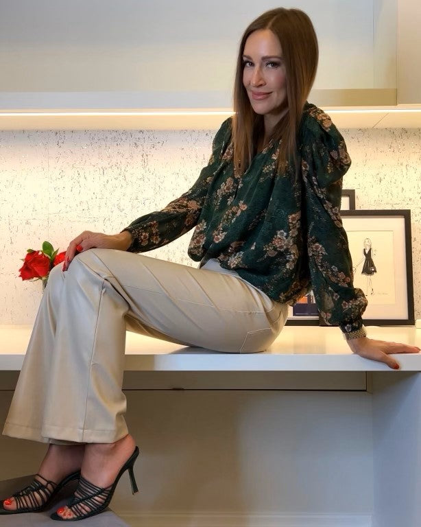 Current Air Forest Floral Blouse