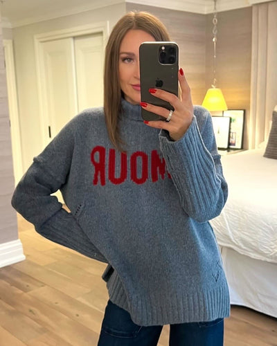 Zadig & Voltaire Alma We Amour Red Denim