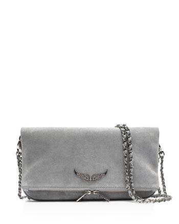 Zadig & Voltaire Rock Suede Bag - Gris