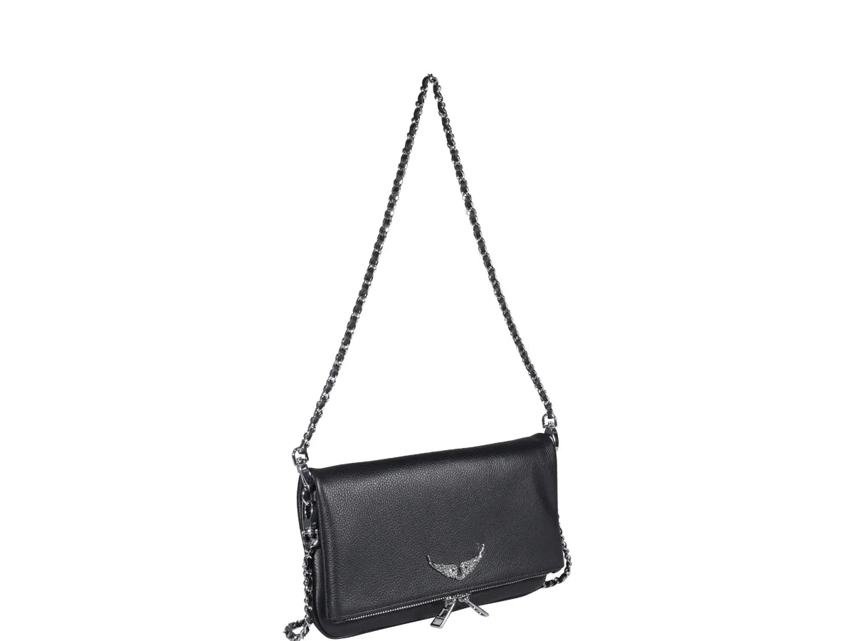 Zadig & Voltaire Rock Crossbody Chain Link Bag - Black