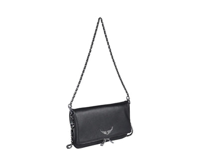 Zadig & Voltaire Rock Crossbody Chain Link Bag - Black