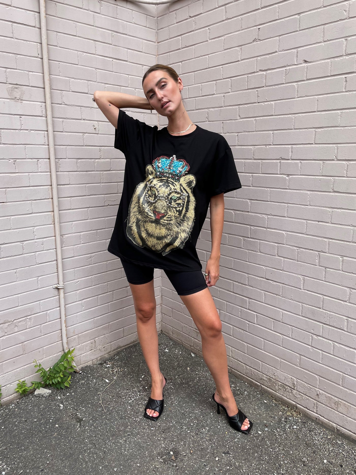 The Pink Door Tiger Queen Tee