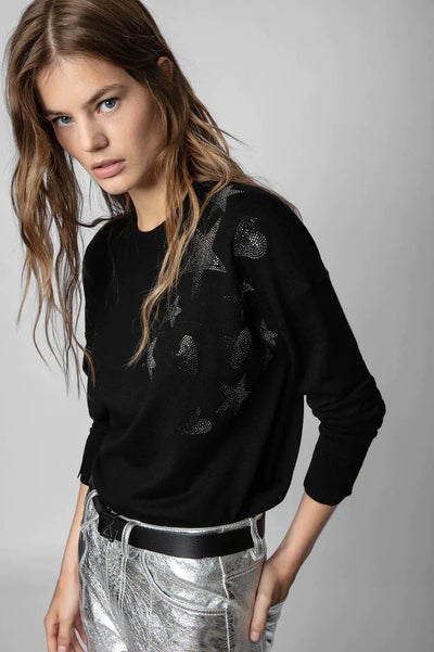 Zadig & Voltaire Gaby We Strass Cashmere Sweater