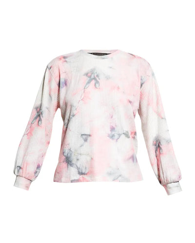 PJ Salvage Blurred Lines L/S Tie Dye - Ivory