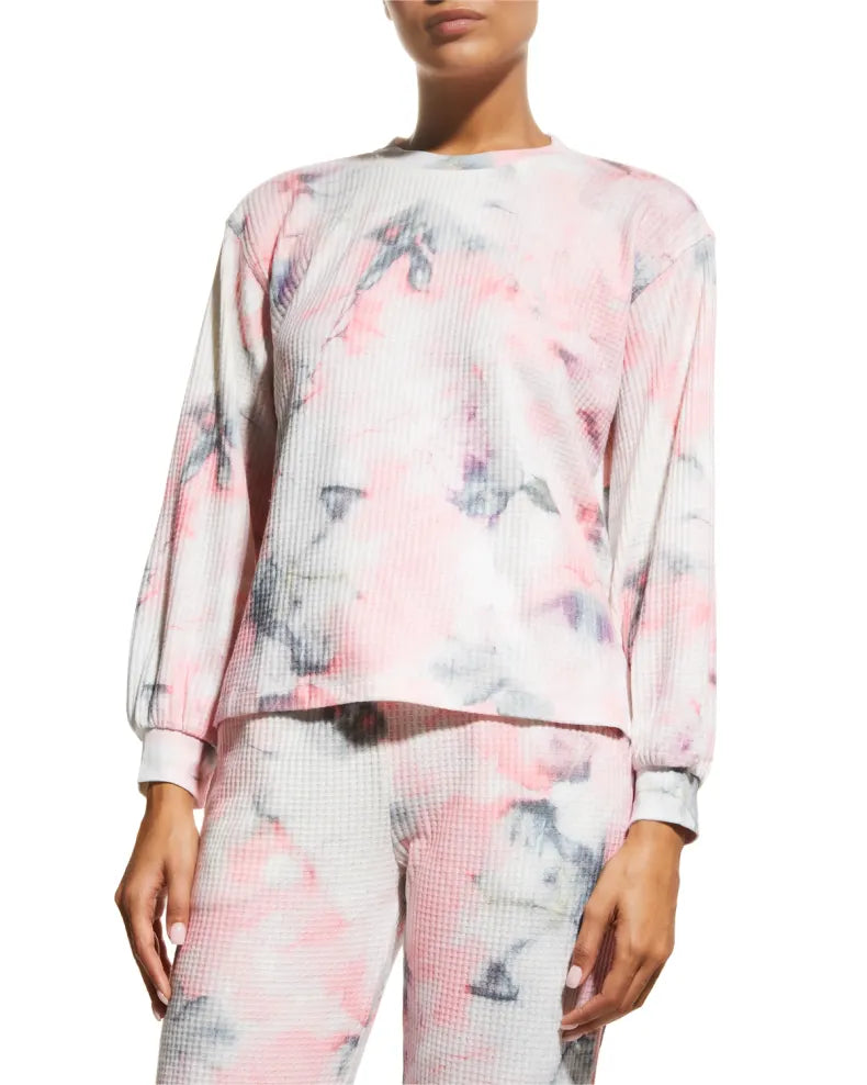 PJ Salvage Blurred Lines L/S Tie Dye - Ivory