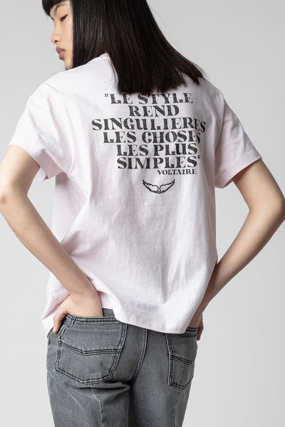 Zadig & Voltaire Omma T-Shirt - Pastel Pink