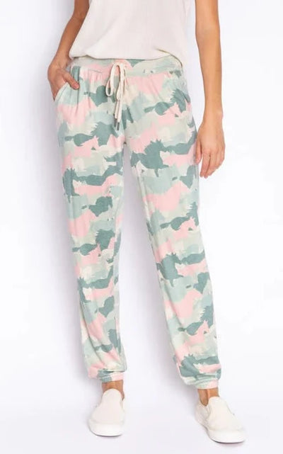 PJ Salvage Country Camo Pants - Sage