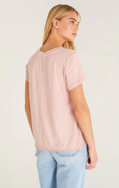 Z Supply Dream Slub S/S Tee - Blush Mood