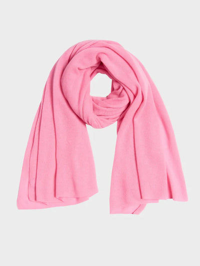 White + Warren 100% Cashmere Travel Wrap - Neon Peony
