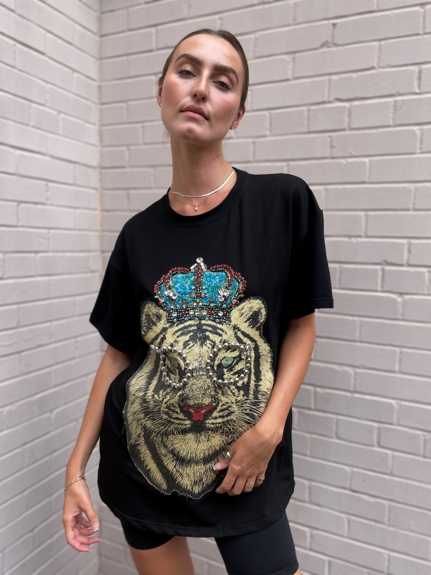 The Pink Door Tiger Queen Tee