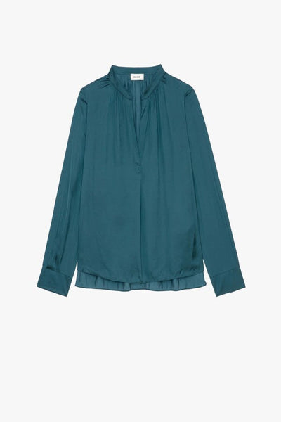 Zadig & Voltaire Tink Satin Blouse - Tonnerre