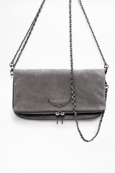 Zadig & Voltaire Rock Suede Bag - Gris