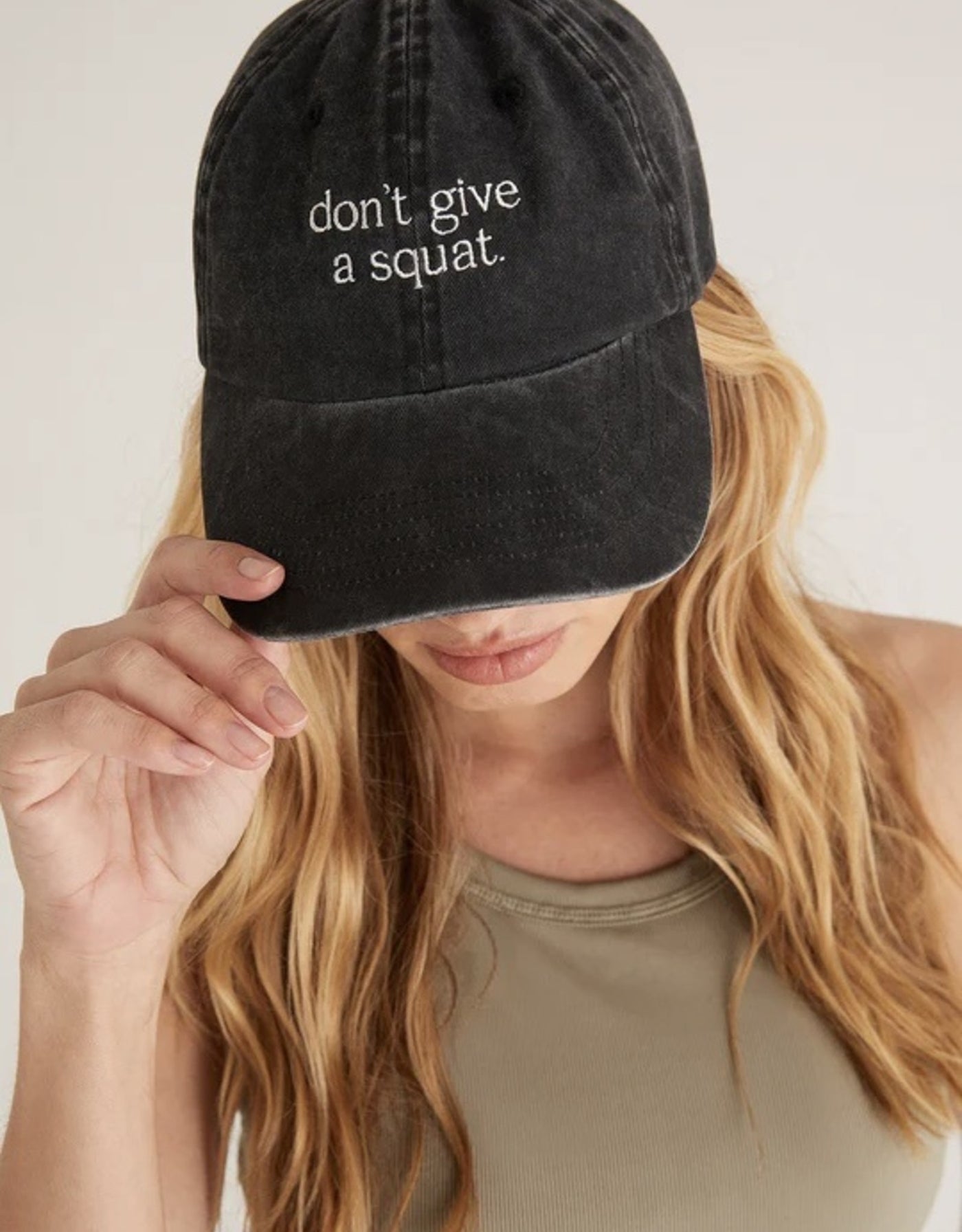 Z Supply Weekend Squat Hat - Washed Black