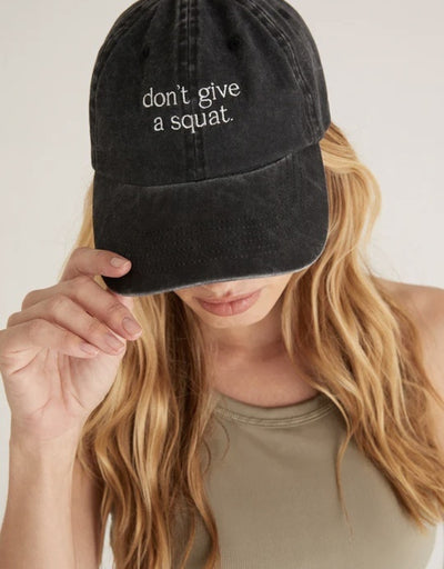 Z Supply Weekend Squat Hat - Washed Black